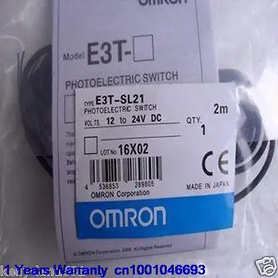 

DHL/EUB 2pcs Original for OMRON NEW E3T-SL21 SHA21 (E3TSL21) PhotoElectric Switch 15-18