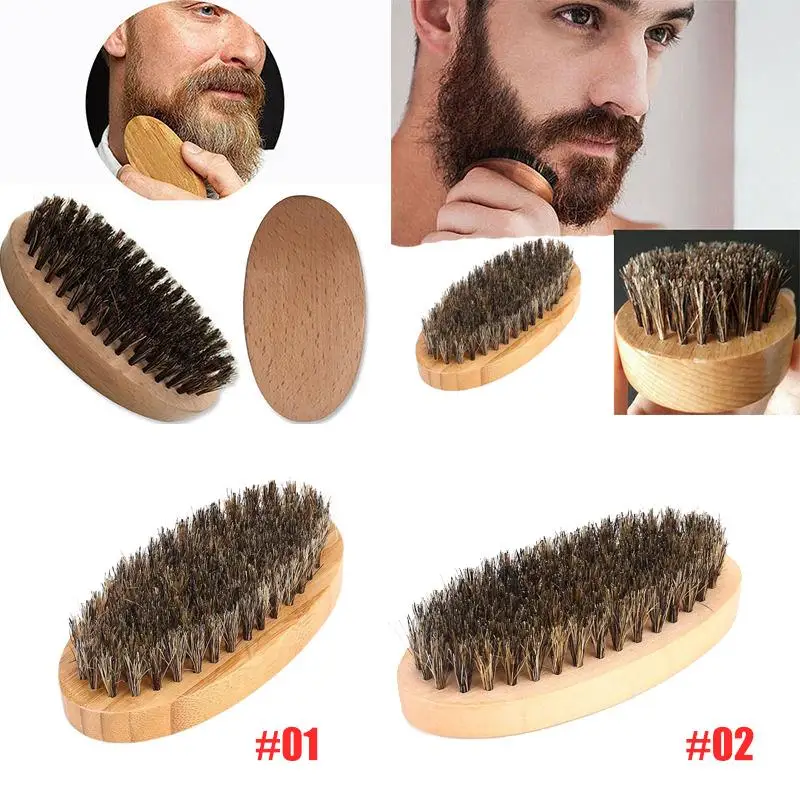 Buy 11cm Men Boar Bristle Beard Brush Shaving Comb