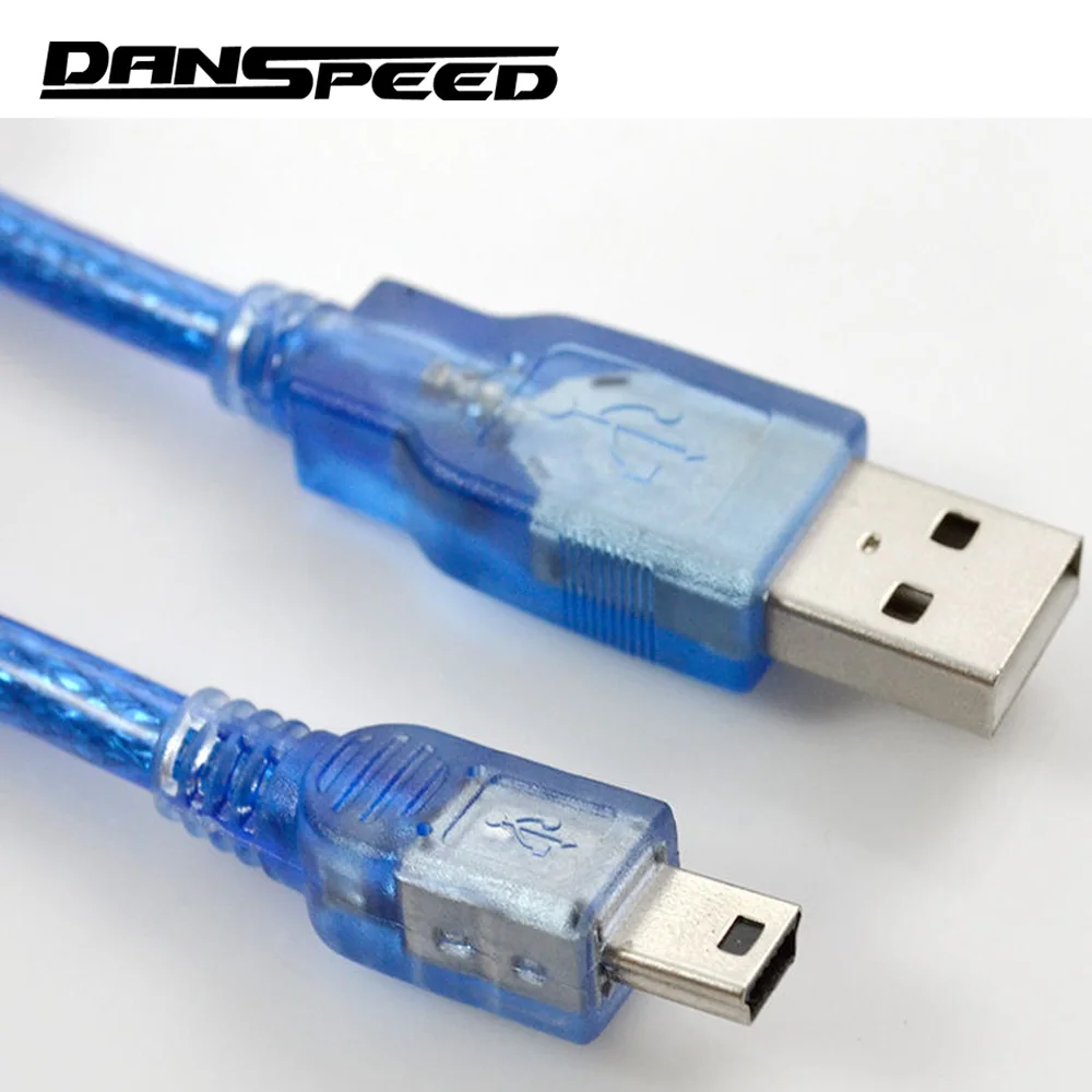 5 متر USB 2.0 وذكر أن ميني USB B 5pin الذكور كابل بيانات سلك مهايئ محول كابل شاحن ل اردوينو كاميرا