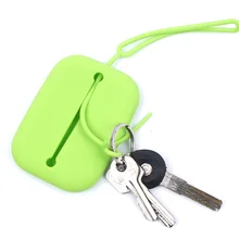 1 шт. зеленое Силиконовое кольцо для ключей, сумка для ключей, держатель для карт, сумка для ключей, горячая распродажа