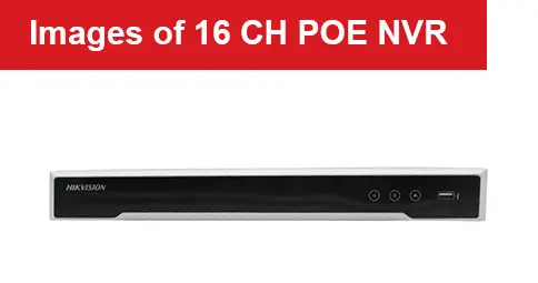 HIK H.265 4K NVR 16CH DS-7616NI-I2/16 P Профессиональный POE NVR для системы видеонаблюдения, HDMI штепсельный разъем VGA& Play NVR