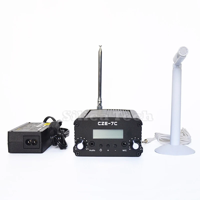 CZE-7C 1-7 Вт FM стерео передатчик + микрофон Комплект | Инструменты
