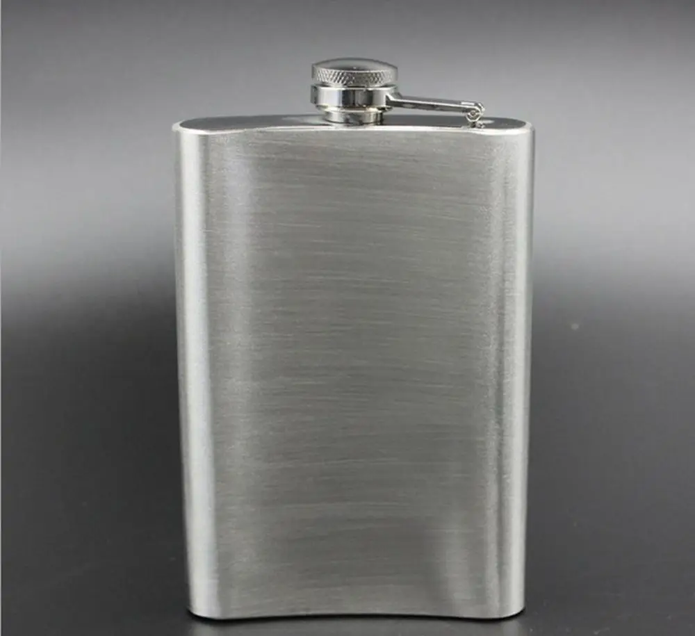 9 oz stainless steel hip flask Take the bottle Outdoor portable hip