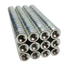 10PCS Dia 12mm x 5mm Hole 4mm Grade N50 Super Strong Round Neodymium Countersunk Ring Magnets Rare Earth Magnets Home Decoration