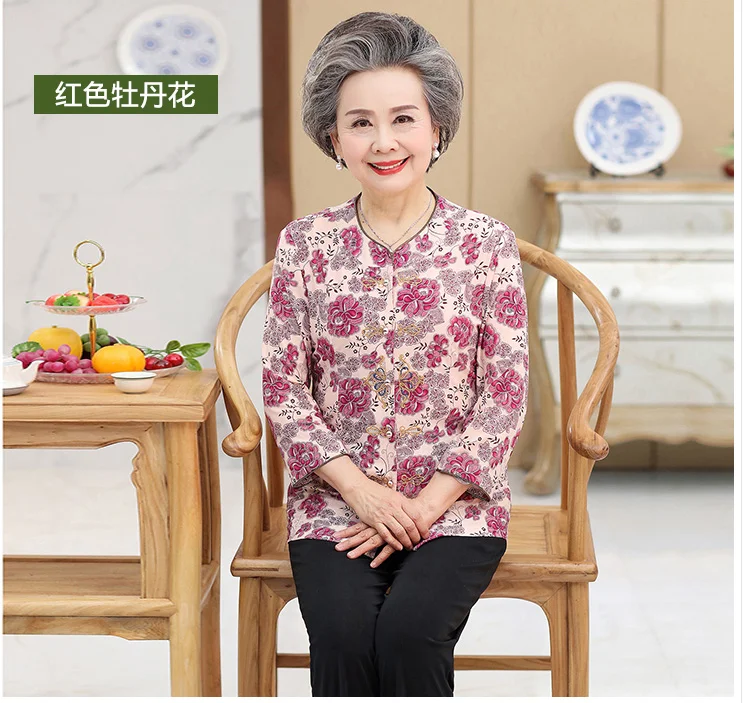blusa para señora de 60 años