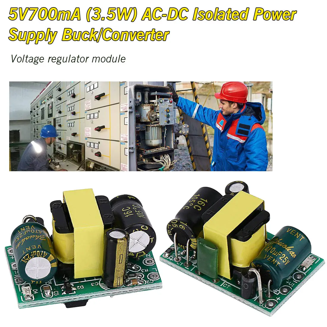 

Isolated Power Buck Converter 5V 700mA 3.5W 5V700mA (3.5W) Isolation Switching Power Supply Module 220V to 12V Step Down Modul