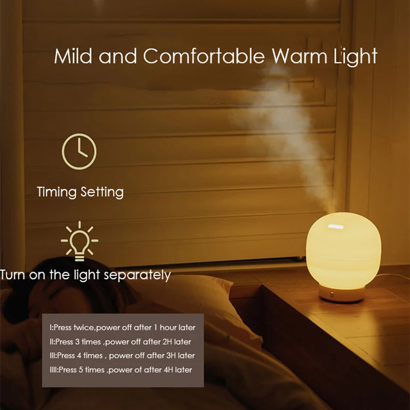 

New 500ML Bulb 110V-220V Ultrasonic Air Humidifier Household Aroma Diffuser Essential Oil Diffuser Mist Maker Ultrasonic Atomize