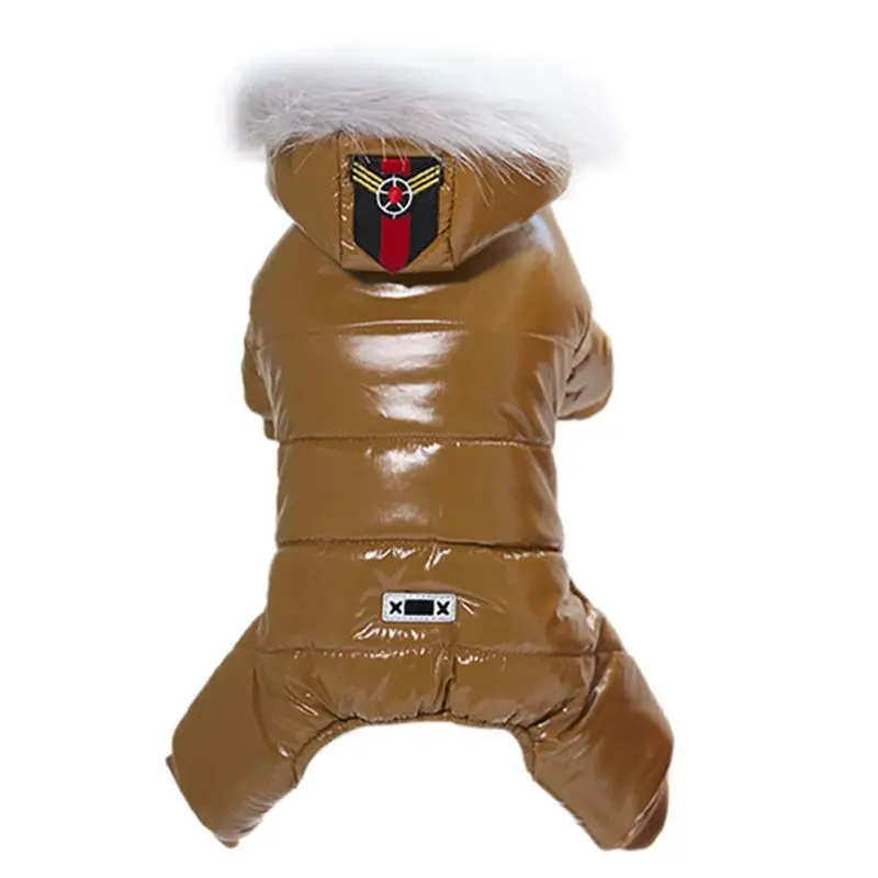 Зимняя одежда для собак теплая куртка для питомца четырехконечные комбинезоны одежда для маленьких собак Одежда для собак наряд Ropa Perro