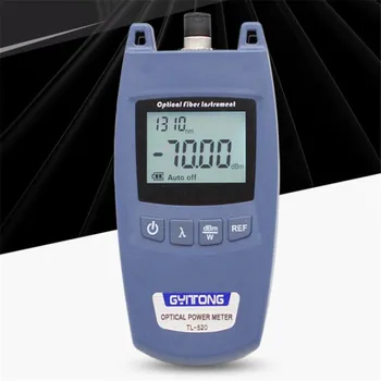 

High precision mini optical power TL-520, universal connector optical power meter fiber tester, light decay test