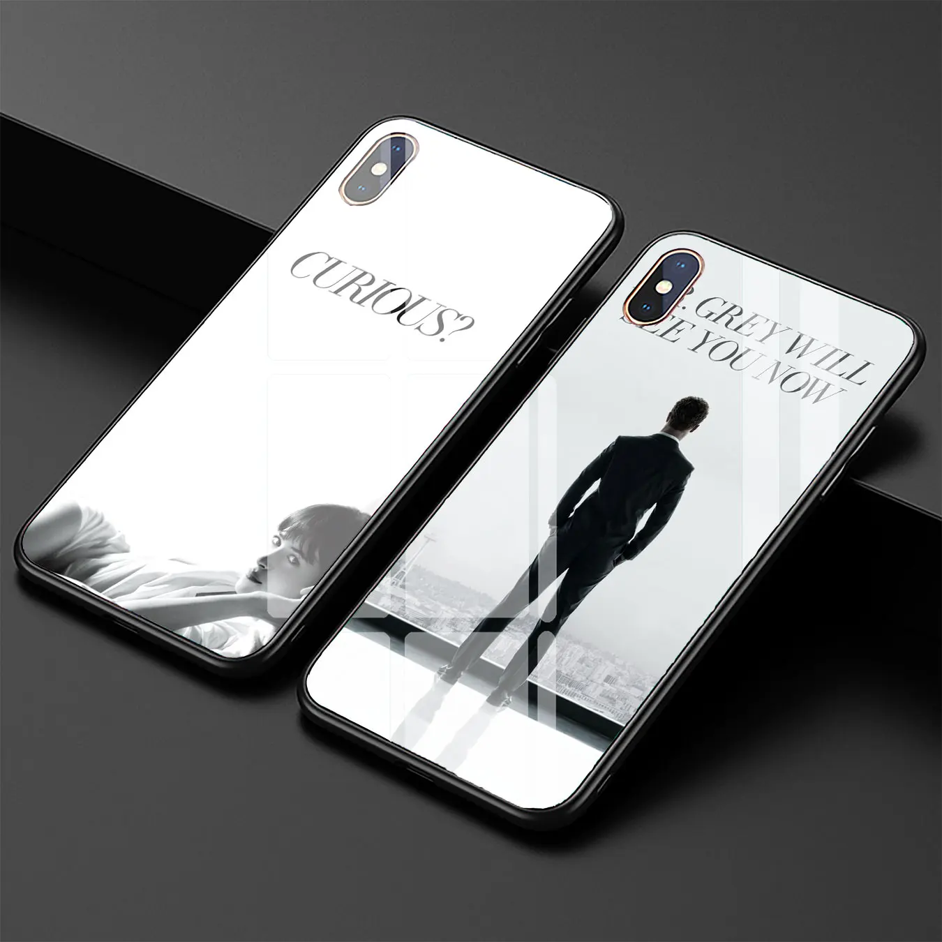Lavaza Fifty Shades из серого закаленного стекла чехол для телефона Apple iPhone XR XS Max X 8 7 6 6 S Plus 5 5S SE чехлы