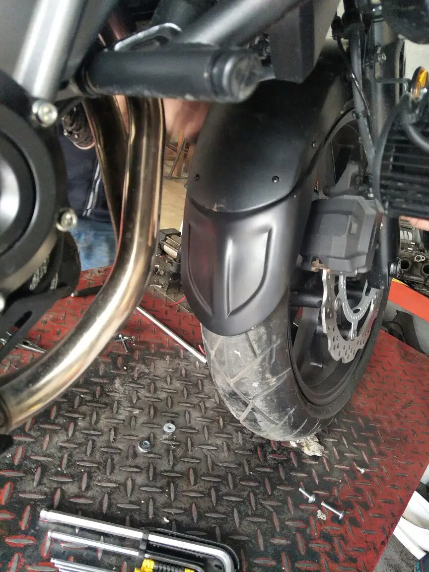 Брызговики мотоцикла удлиняется для Honda CB400F CB400X CB500X CB500F черный