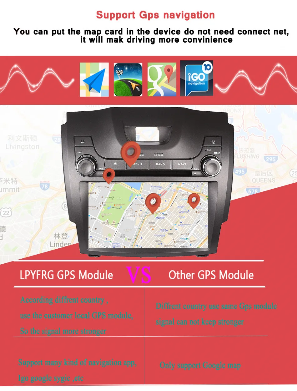 Excellent Android 9.0 4G+64G Tape Recorder system CAR DVD PLAYER FOR CHEVEROLET S10 ISUZU DMAX Holden colorado GPS navi radio audio stereo 6