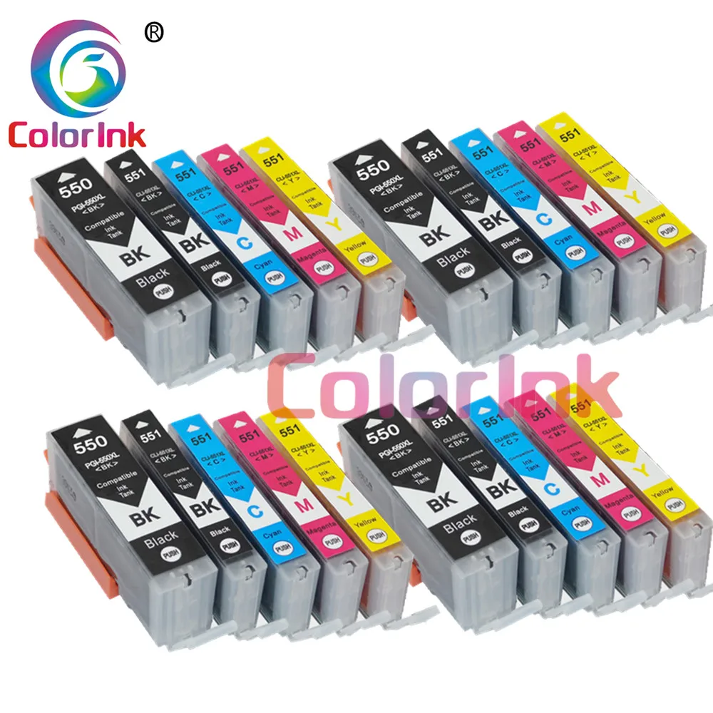 20PACK CANON PGI 550XL CLI 551XL ink cartridge