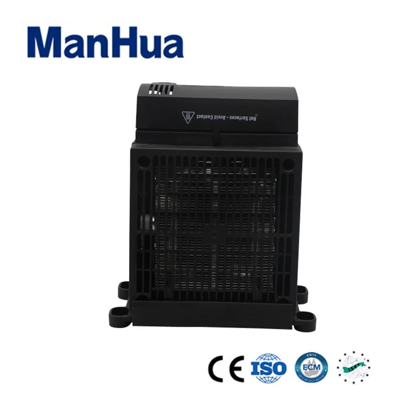 

Manhua 120VAC 50/60Hz 950W MHR030 Intelligent Temperature Control Durable Simple Black Compact And Efficient Fan Heater