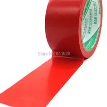 Красная лента предупреждения/клейкая лента 4.8 см ширина, 20yards много/коробка уплотнительная лента/упаковки ленты/ПВХ Пол Ленты