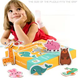 3 стиля головоломка набор Монтессори игрушки для детей для девочек и мальчиков малыша раннего обучения образование головоломка Танграм