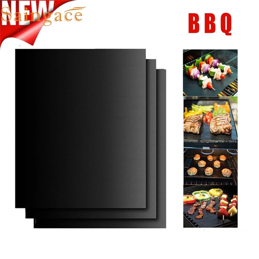 

2018 tablewareZero 3PCS Non-Stick BBQ Magic Grill Mat Perfect for Baking on Gas Heat Resistant 170216tableware set