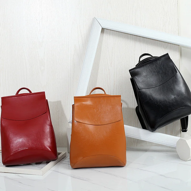 Fashion High Quality Leather Backpack Women Bags Preppy Style Fashion High Quality Leather Backpack Women Bags Preppy Style S School Zipper Shoulder Back Pack In Backpacks From Luggage