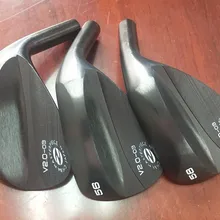 Zodia паук V2.0-03 Клин Zodia паук Гольф кованый Клин Черный клюшки для гольфа 52/56/58 градусов стальной вал с крышкой головы