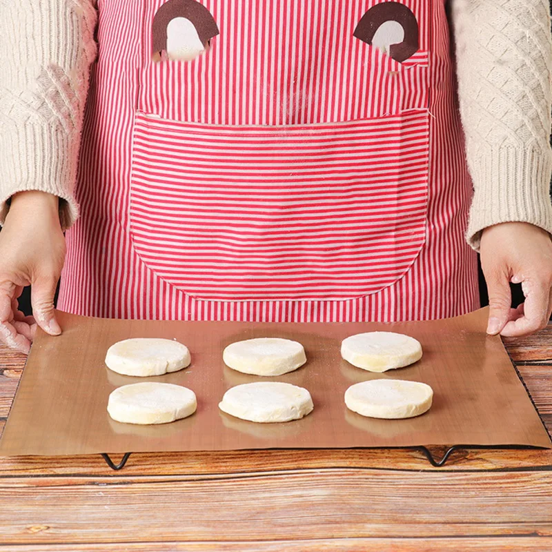 

1pc Non-stick Silicone Baking Mat Reusable High Temperature Resistant Sheet Pastry Baking Oilpaper Pad Outdoor Bbq