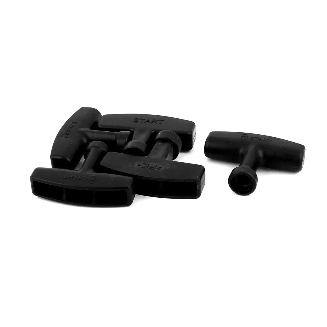 

UXCELL Plastic T Shaped Replacement Recoil Starter Pull Handle Knob Grip Black 5Pcs