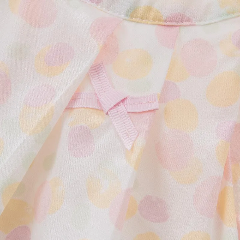 Dave bella/Летняя одежда в горошек для маленьких девочек, комплекты для детей младенцев, костюм детская одежда высокого качества DBZ7436