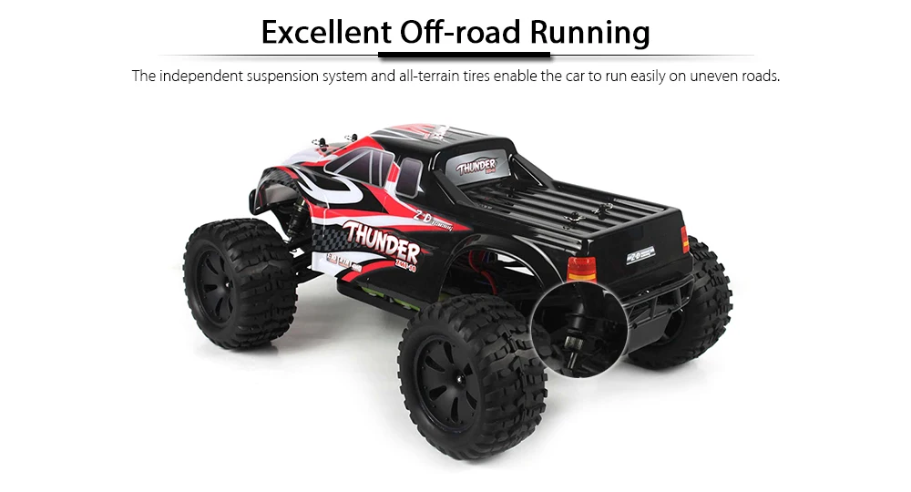 Новый ZD гоночный автомобиль 10427-S 1:10 Big Foot RC грузовик монстра RTR 2,4 г 4WD брызг ESC 3,5 кг высокое -Крутящий момент сервопривода ударопрочный