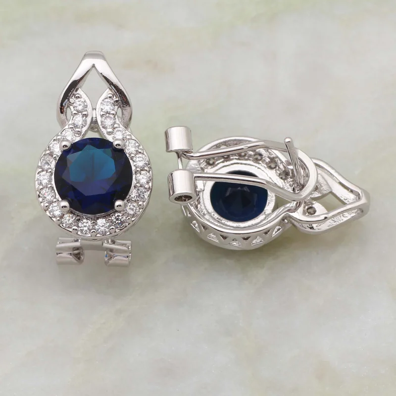 Комплект из кольца и серёг серебристого цвета с фианитом|fashion jewelry set|jewelry setsjewelry sets