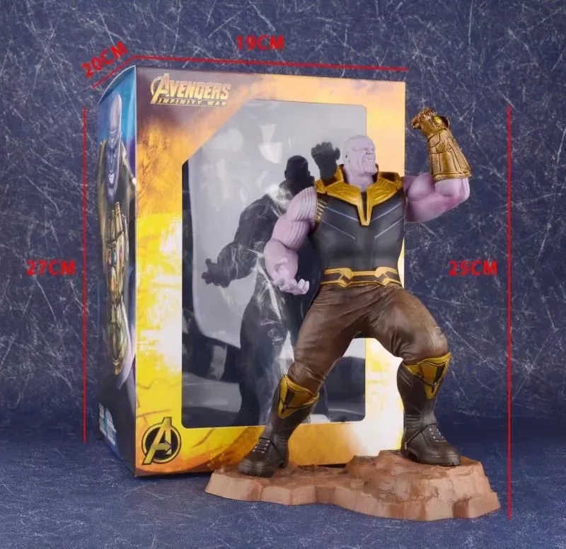 

Anime Figure 23CM Avengers Thanos Statue Portrait 1/6 PVC Action Figure Collectible Model Toys Doll Gift