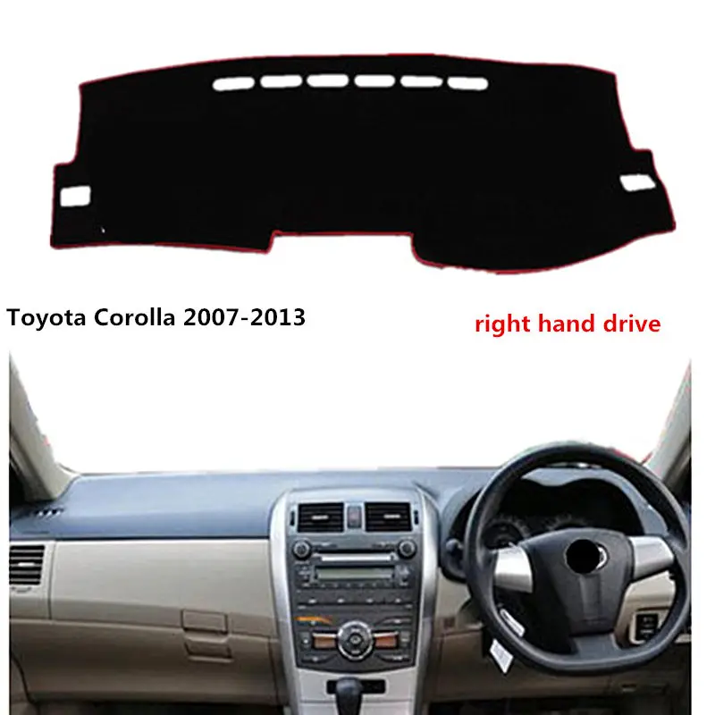 Taijs Factory Anti light pad Car Dashboard Cover Right Hand Drive for