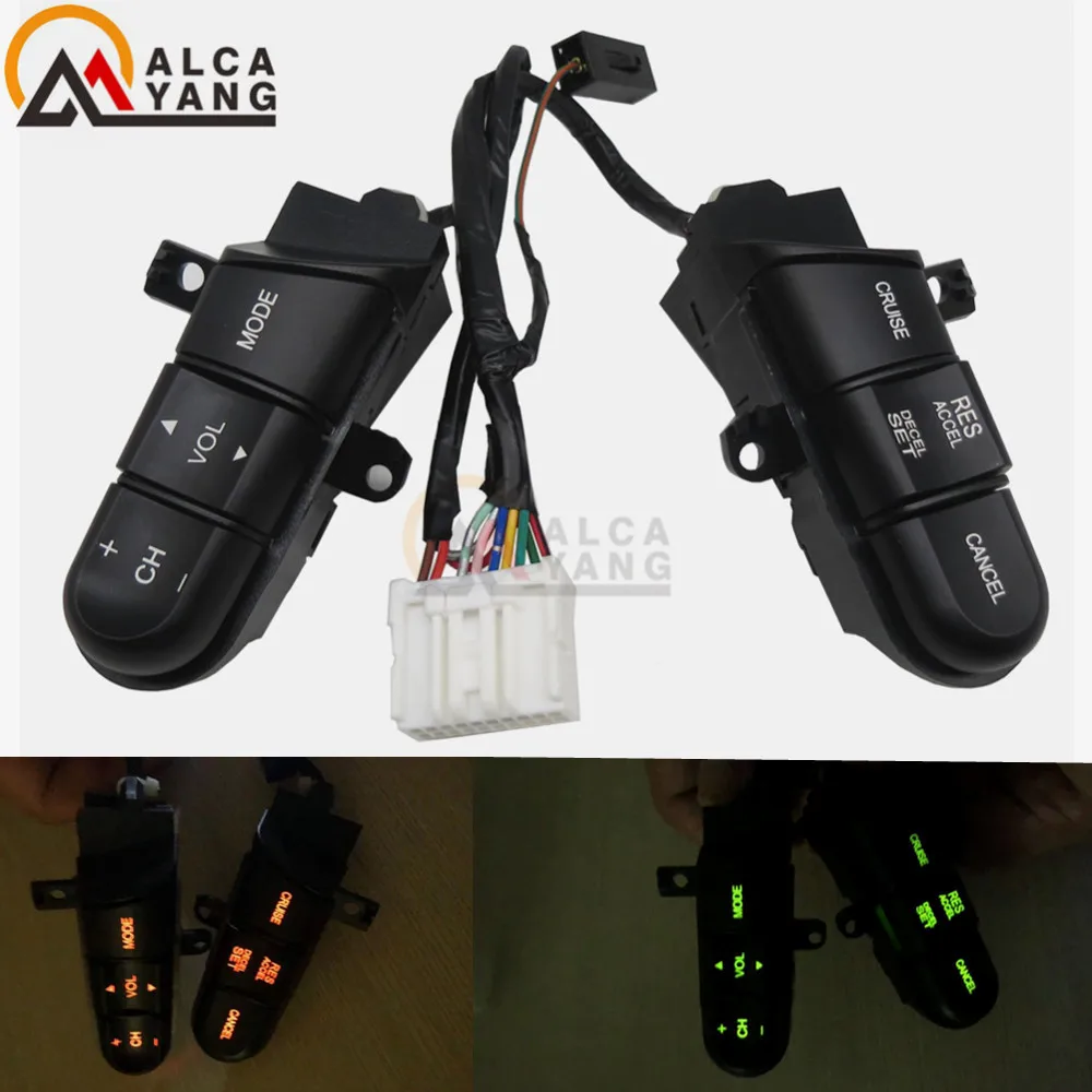 Steering Wheel Cruise Audio Switch 36770-SVA-A41 36770-SNA-A12 for Honda Civic 2006-2008
