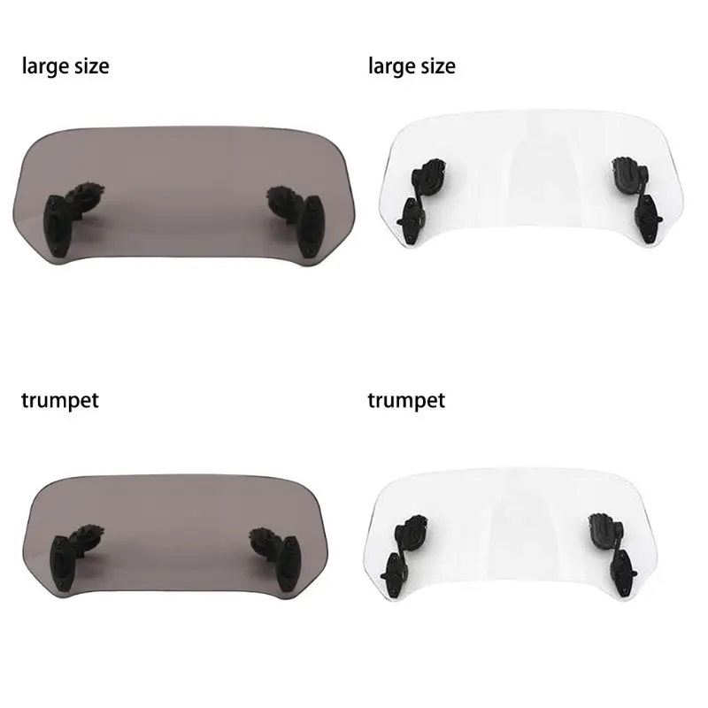 

Transparent Motorcycle Risen Adjustable Wind Screen Windshield Spoiler Air Deflector for Honda BMW F800 R1200GS KAWASAKI YAMAHA