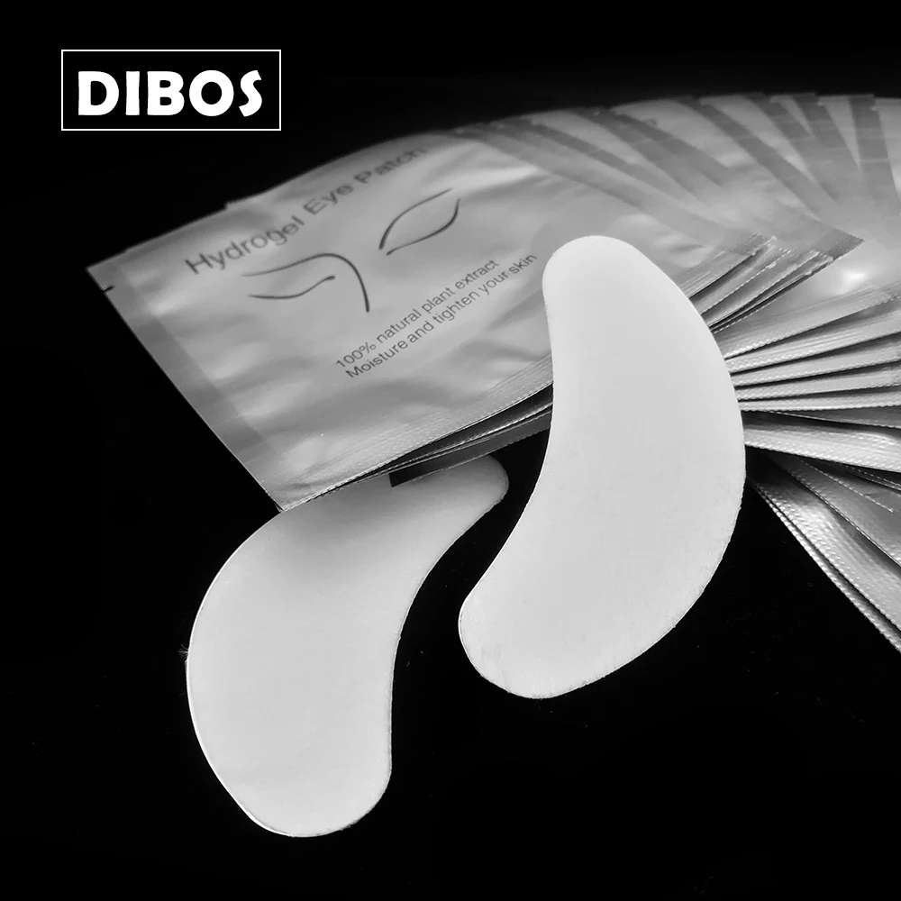 

Dibos 20pairs/pack New Paper Patches Eyelash Under Eye Pads Lash Eyelash Extension Hydrating Eye Tips Sticker Wraps Make Up Tool
