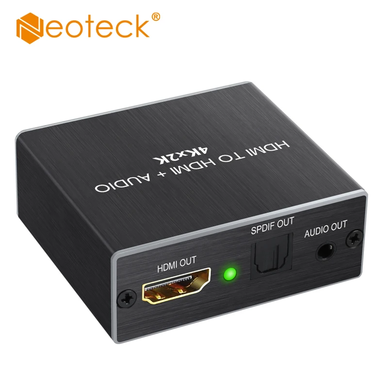 Neoteck HDMI аудио экстрактор конвертер в оптический TOSLINK SPDIF + с 3 5 мм стерео сплиттер