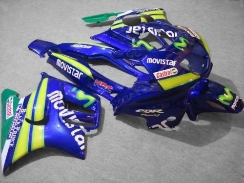 Комплект обтекателей HRC для HONDA CBR 600 F3 1995 1996 cbr600 95 96 глянцевый синий пластиковый