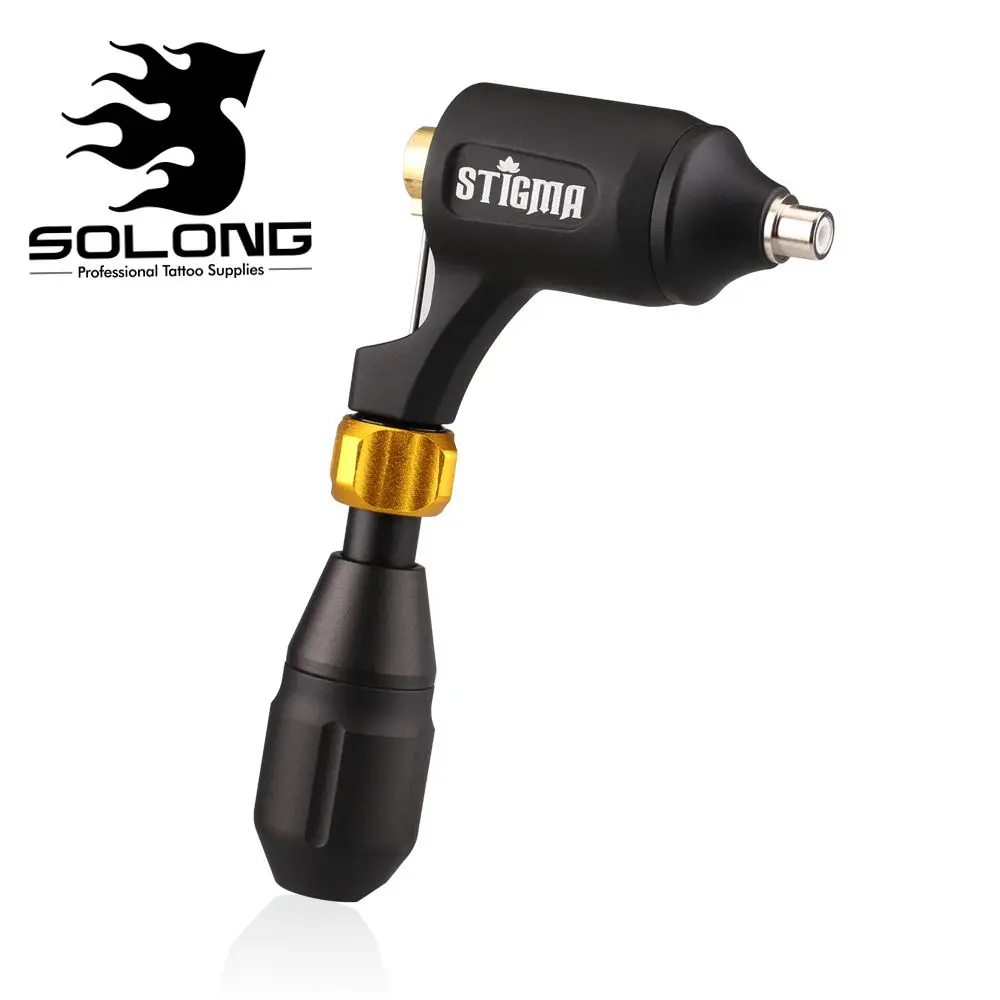 

Solong Tattoo Newest Rotary Tattoo Machine Permanent Make up Pen for lining and shading 10W Strong Motor Tattoo supplies M677