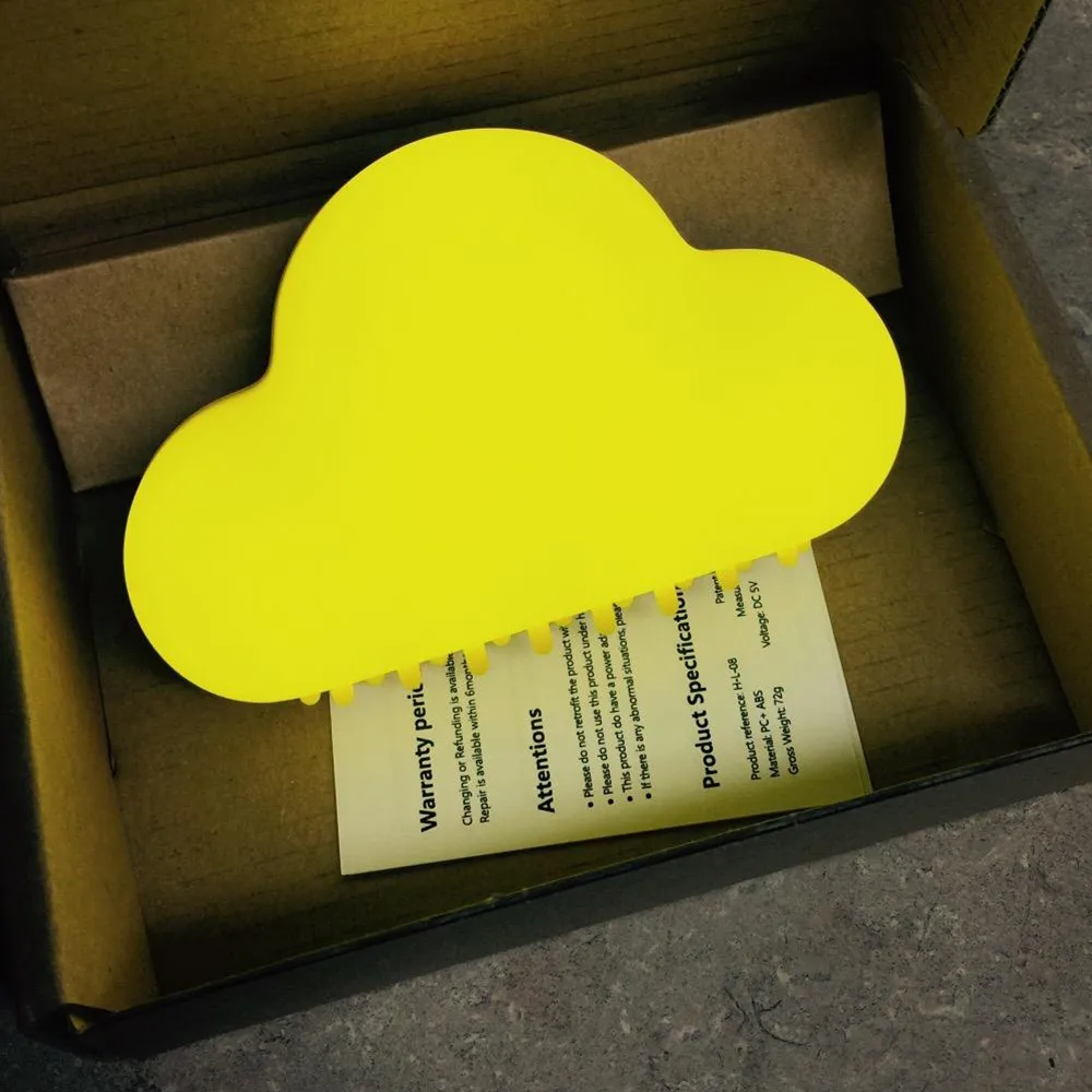 Smart Rechargeable Sensor Cloud Shape LED Night Light-7