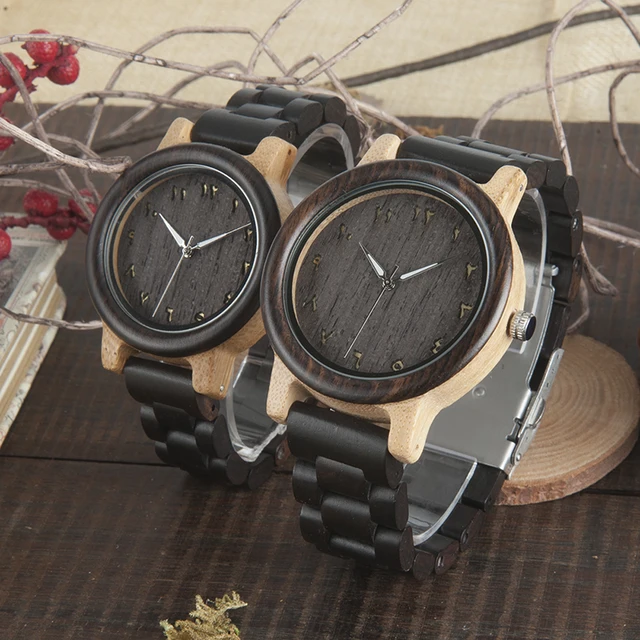 BOBO BIRD Brand Fashion Men Watch All with Wood Watches Handmade Wooden Band Wri BOBO BIRD Brand Fashion Men Watch All with Wood Watches Handmade Wooden Band Wri