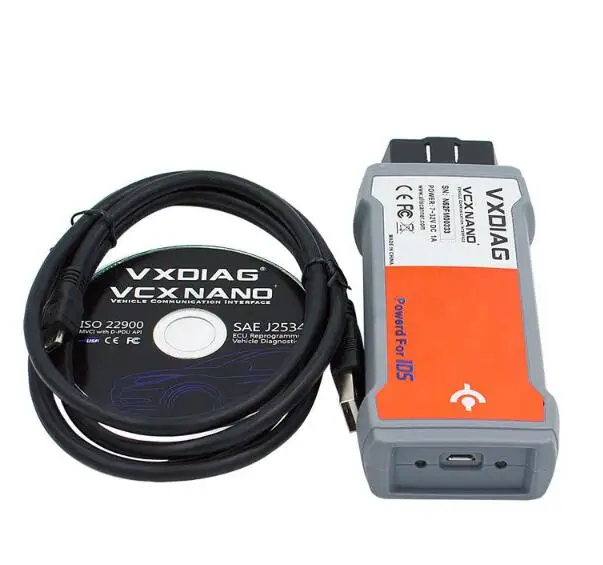 Автомобильный сканер FVDIFUL VXDIAG VCX NANO Wi Fi/USB для Ford/Mazda 2 в 1 многоязычная версия IDS