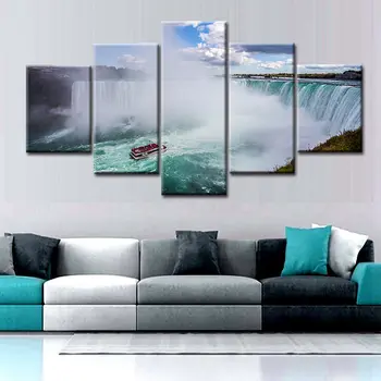 

Dropship Poster Niagara Falls Seascape and Landscape Picture Wall Art Canvas Print Artwork Painting for Office Hotel Home Decor