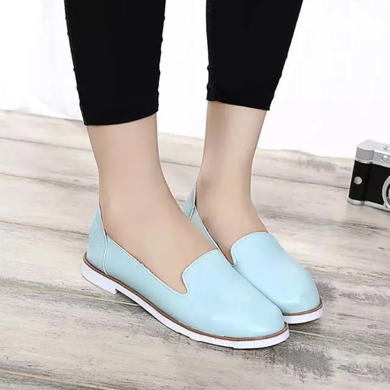 summer 2015 British wind with low side small white shoes round head foot doug institute women's peas | Обувь