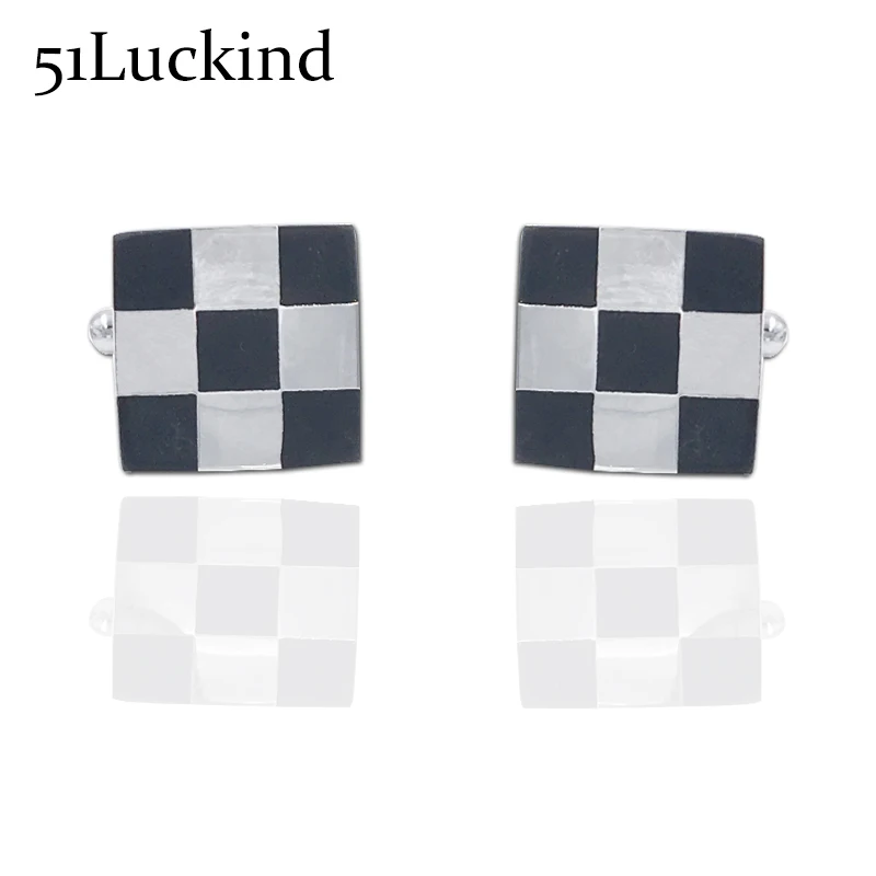 

Luxury Square Cuff Links Black Enamel Cross Cufflinks For Mens Wedding Shirt Arsenal Spinki Gift French Cufflings Jewelry