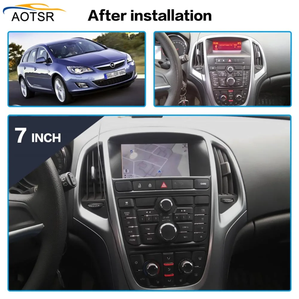 Excellent IPS Android 8.0 Car radio Stereo head unit For OPEL Vauxhall Holden Astra J 2010-2013 DVD GPS Navigation Radio Audio Video Wifi 1