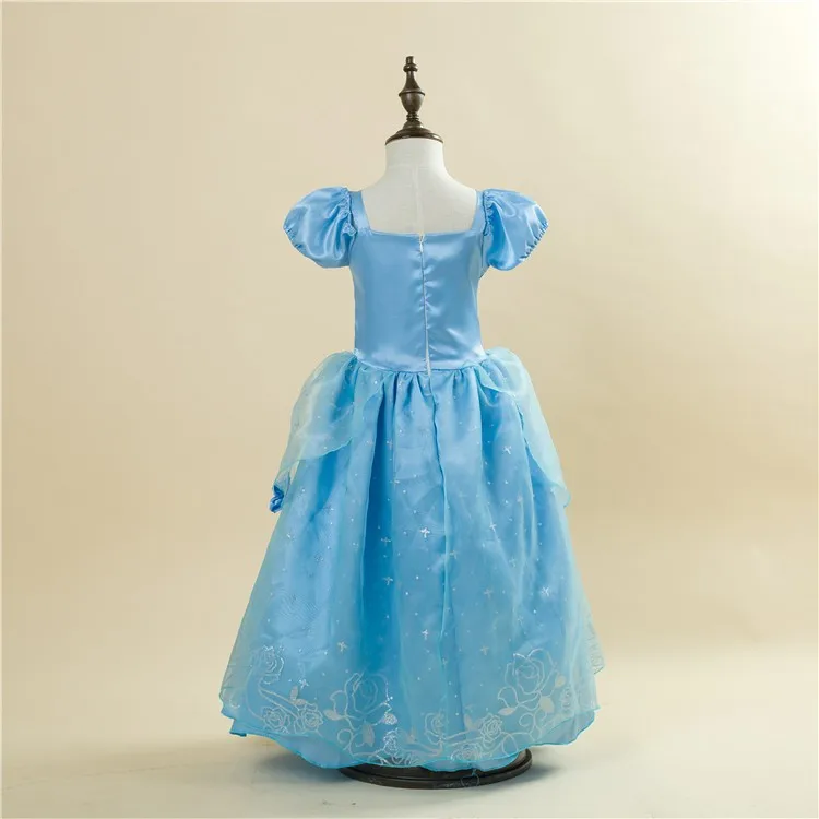 E-babe/, новинка года, фильм Золушка Принцесса, платье для девочек детское праздничное красивое платье, Детский карнавальный костюм
