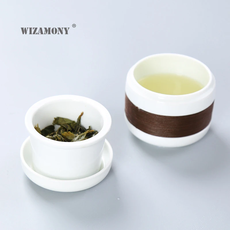 WIZAMONY китайский чайный набор кунг-фу gaiwan Чайник чашки фильтр кружка Чайные Наборы керамика пуэр посуда для напитков чайная посуда наборы для путешествий и офиса