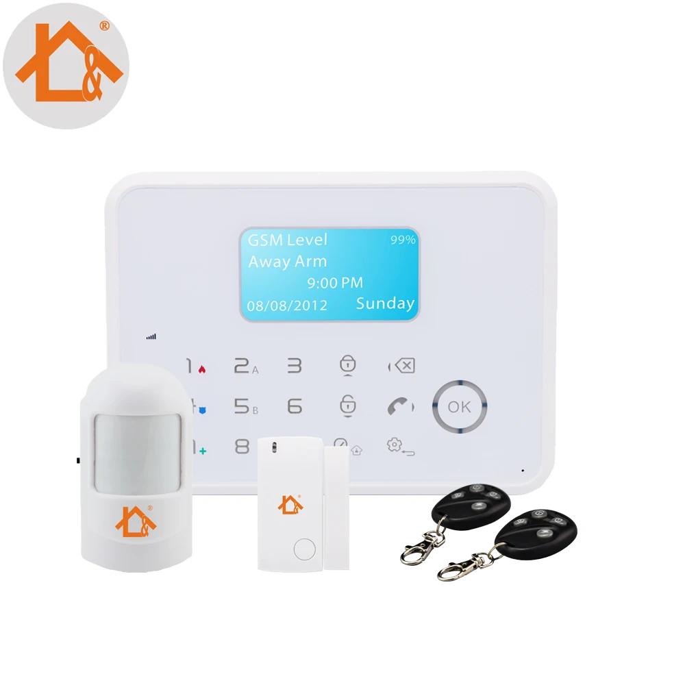 

ll Wireless & Wired Security Safety Home GSM PSTN security Alarm System for safety guard House