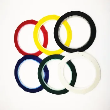 

6pcs 5S Desktop Positioning Tape 66M Desktop Logo Tape Whiteboard Scribe Seamless Warning Segment Tape Color Marking Line