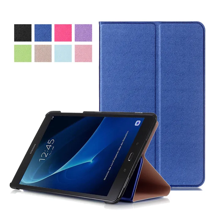 50 шт. PU Стенд чехол для Samsung Galaxy Tab 10.1 T580 t585 t580n t585n 10." Планшеты+ Экран протектор