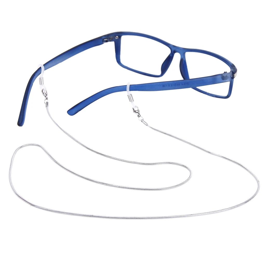 Stainless Steel Anti-Slip Eyeglasses Chains Rope Eyewear Neck Cord Landyard Retainer Prevent the Glasses Dropping