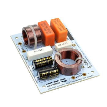 

New 2Pcs KASUN L-280C 2 Way 2 Unit Hi-Fi Speaker Frequency Divider Crossover Filters